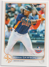 2022 Topps Opening Day #196 Ronnie Dawson RC Houston Astros