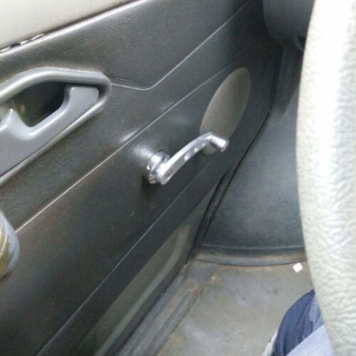 Par de manivela de aluminio para ventana plateada pieza universal más para vehículos - Imagen 7 de 14