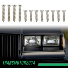 12pc Headlight Bumper Bezel Trim Screws Kit Fit For 82-87 Regal Grand Gm New