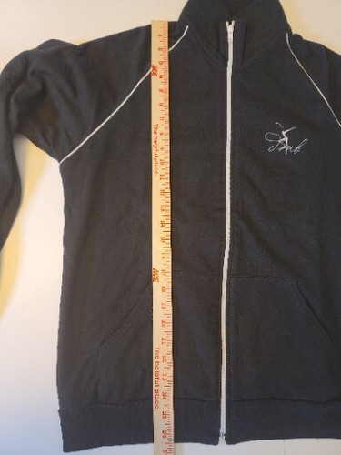 DMB Dave Matthews Band Sweatshirt Coat Jacket Black Mens Large American Apparel - Picture 6 of 8