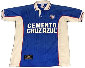 cruz azul retro jersey