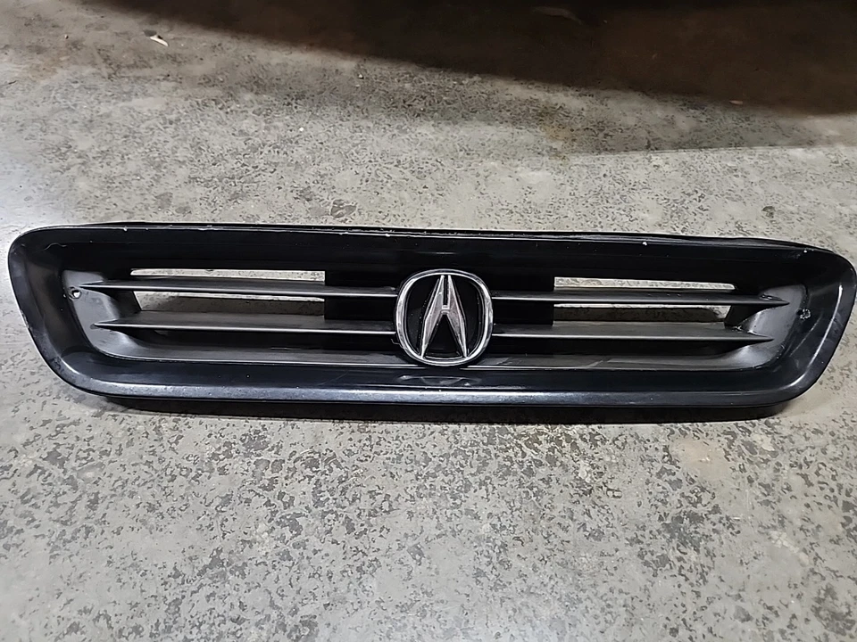 Acura Legend cupé 2 puertas usado OEM parrilla genuina con emblema negro 1991-1995 Foto 3 de 4