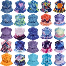 Neck Gaiter Face Mask Scarf Reusable Bandanas Neck Tube UV Protection Balaclava