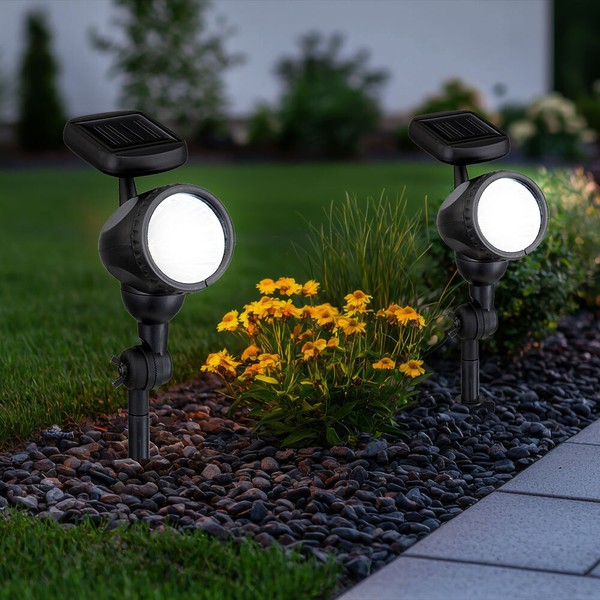 Steckleuchte Solarlampe AußEnleuchte Garten Akku IP44 Beweglich Erdspieß Led 2X-image
