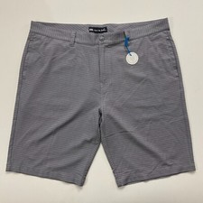 NWT Travis Mathew Lifestyle Golf Chino Shorts Mens 40 Gray Surf to Turf Stretch