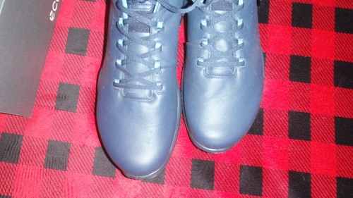 Zapato de golf ECCO Hybrid Hydromax para hombre, azul, talla 12-12,5 de EE. UU. - Imagen 22 de 24