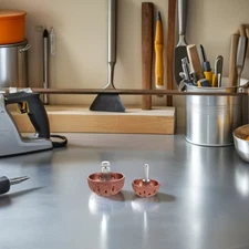 2 Pcs Pneumatic Grinding Buffing Wheels Tungsten Steel Alloy for Tire Repair