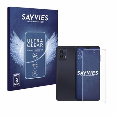 6x Schutzfolie für Motorola Moto G73 5G (Display+Kamera) Display Schutz Folie