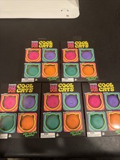  LOT OF 5 Teenie NeeDoh Cool Cats 4 Pack, Four Schylling Nee Doh Mini Cats USA