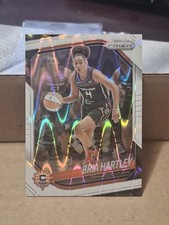 2025 BRIA HARTLEY PANINI PRIZM WHITE LAVA WNBA CARD #86 CONNECTICUT SUN