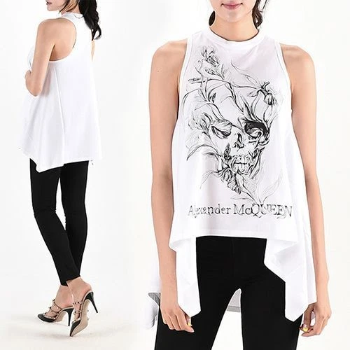 Alexander McQueen Iris t shirt donna senza maniche 634217 33676818