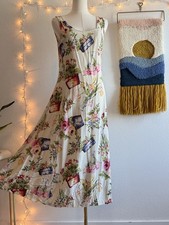 Vintage Express Compagnie Dress Women’s Size 3/4 Garden Cottage Core Midi