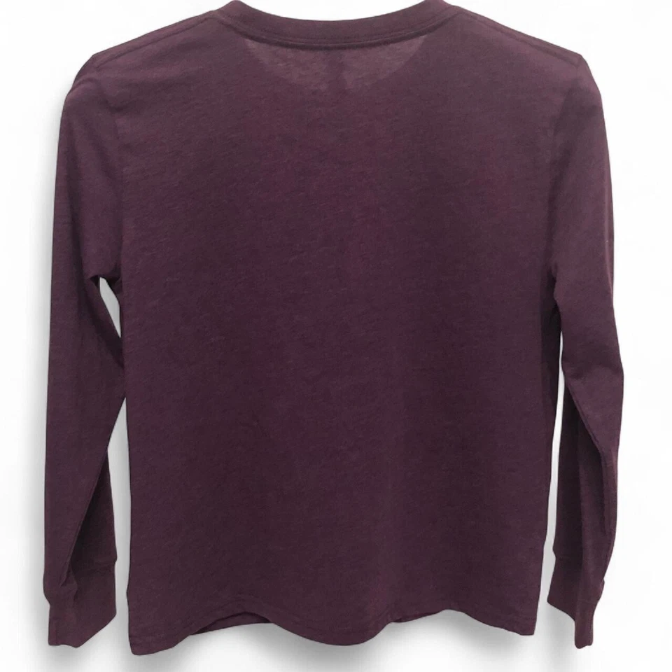 Cargartt T-shirt Medium 10 Girl Purple Horses Graphic Long Sleeves Cottonblend - Image 4 of 4