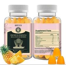 Premium Feminine Balance Gummies for Women – Vaginal Probiotics, Hawaiian Pineap