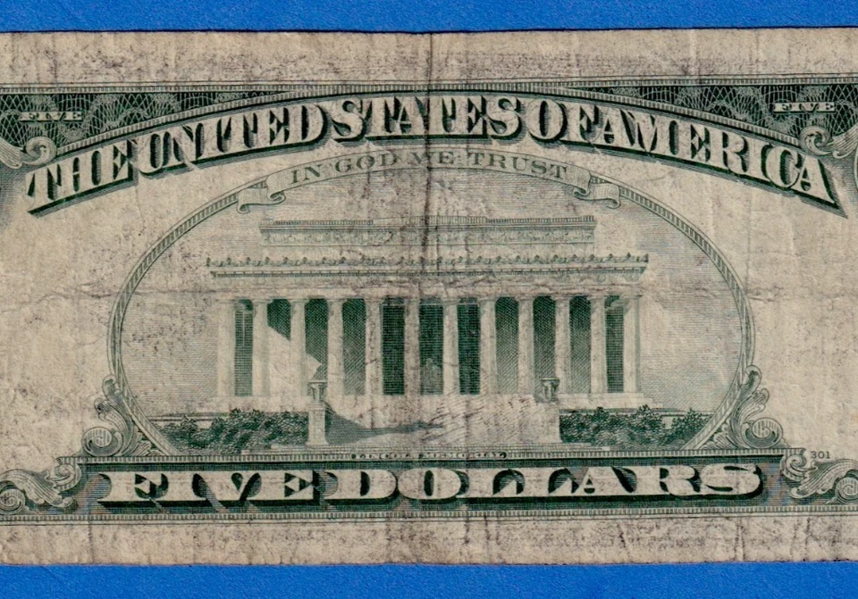 USA $5 1977 P-463a RICHMOND VA Circulated Note E50365611A - Image 4 of 4