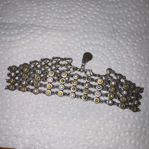 Vintage metal pointus paris Choker Necklace