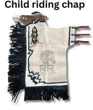 Pro Rodeo Kid Bull Riding Chaps | Western Cowboy Rodeo Gear - Design personalizzato