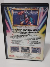 TESTED Sega GENESIS Game M&ouml;tley CR&uuml;E BALL Authentic Complete CIB + BONUS Sticker