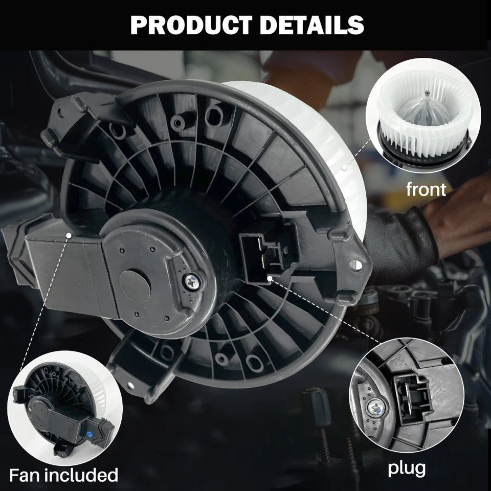 700289 HVAC A/C Calentador Soplador Motor con Ventilador para Mazda Ram ProMaster 2500 Foto 3 de 4