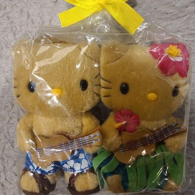 Sanrio Hello Kitty Dear Daniel Hawaii Limited Plush Set 2002 Unopened