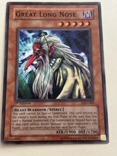 Yu-Gi-Oh! Great Long Nose Spirit/Beast-Warrior 1900 ATK 1700 DEF LOD-068 1st Ed