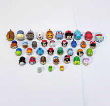 Disney Tsum Tsum Assorted Sizes Mixed Lot of 37 JAKKS Pacific Vinyl Figures Toys
