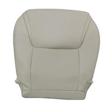 Light Perforated Leather Driver Side Bottom Replacement Seat Cover Tan