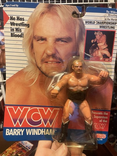 Barry Windham Vintage WCW Wrestling Figure 1990 Ga...