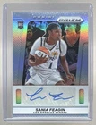 Sania Feagin 2025 Panini WNBA Prizm #TB-SF Throwback Signatures Rookie RC Auto