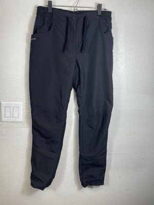 Quechua Decathlon Black Softshell Hiking Outdoor Fleece Lined