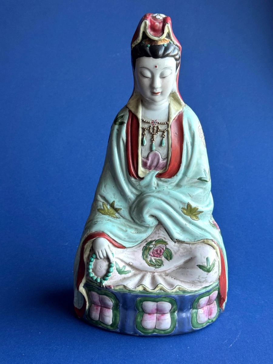 陶瓷古董中国Kwan-殷雕像、雕像| eBay