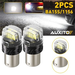 AUXITO 1156 7506 LED Reverse Backup Light Bulbs White 6000K Canbus Error 2x