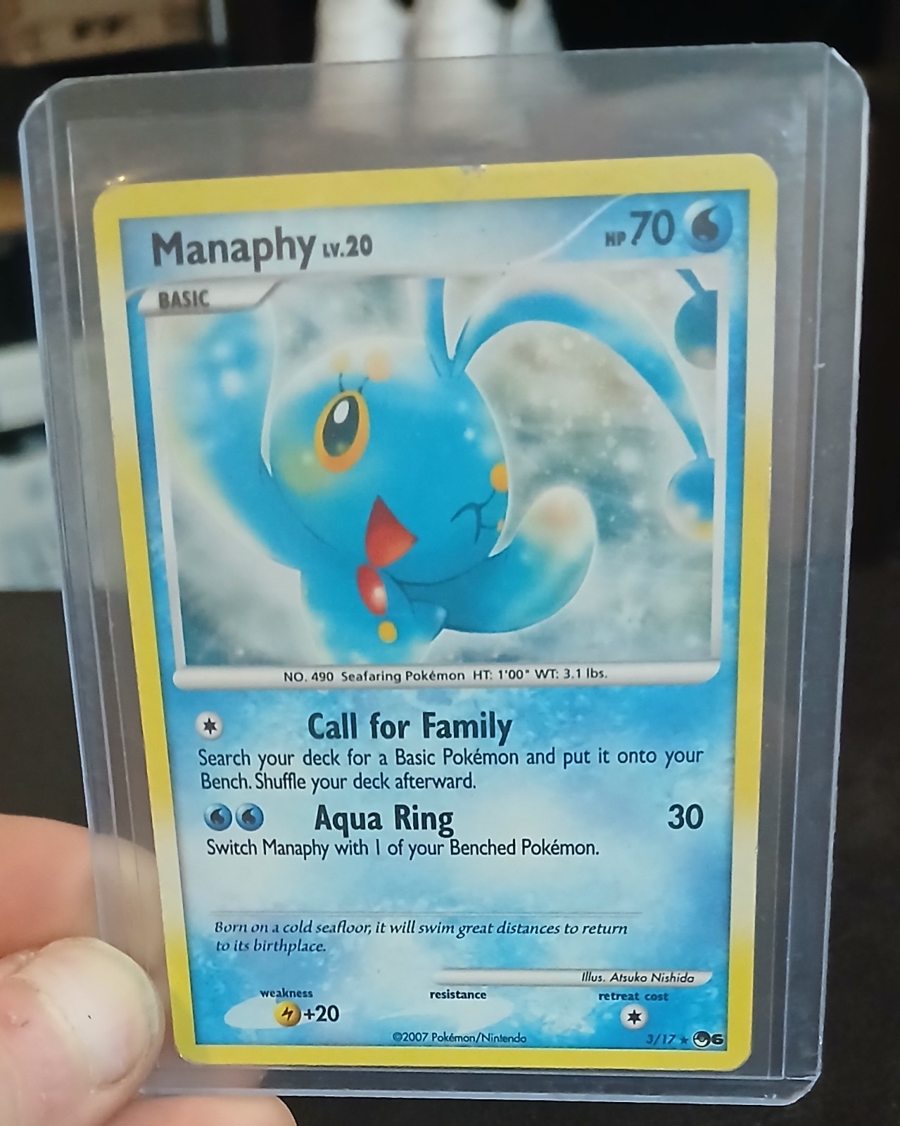 Manaphy 3/17 Pop Series 6 Holo FREE SHIPPING 