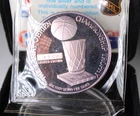 Chicago Bulls World Champions Larry O'Brien Trophy 1 Troy oz .999 Silver Round
