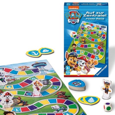 Ravensburger 22671 - Paw Patrol: Auf zur Zentrale! - Mitbringspiel für 2-4 Spiel