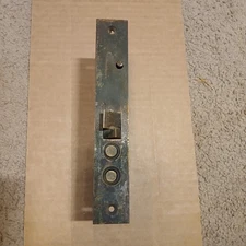 Antique Norwalk Lock Co. Mortise Lock Cast Iron Brass Vintage Door Hardware