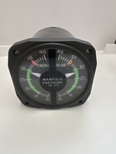 6121 (Alt: C662036-0105) United Instruments Dual Manifold Pressure Indicator