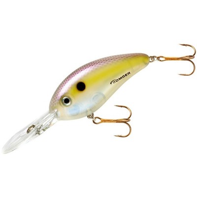 Bomber Fat Free Shad Jr 5/8oz Fishing Crankbait 2.5'' Shadtreuce - BMBD6FSTR