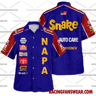 Don The Snake Prudhomme NHRA Hawaiian Shirt Racing Legend 3D Aloha Button Up Men