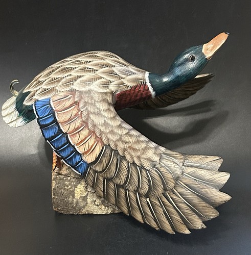 John J Madison Holz geschnitzt Stockente Tierwelt Sammlung handbemalt Vogel - Bild 10 von 14