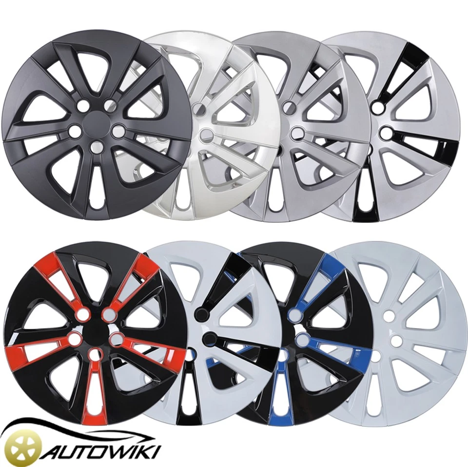 15" Set Of 4 Hubcaps Wheel Rims Cover For 2016-2022 TOYOTA PRIUS PRIME Snap On - Image 2 of 4