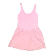 Spalding Womens Lightweight V-Neck Stretch Fit Active Mini Dress (Pink, L)