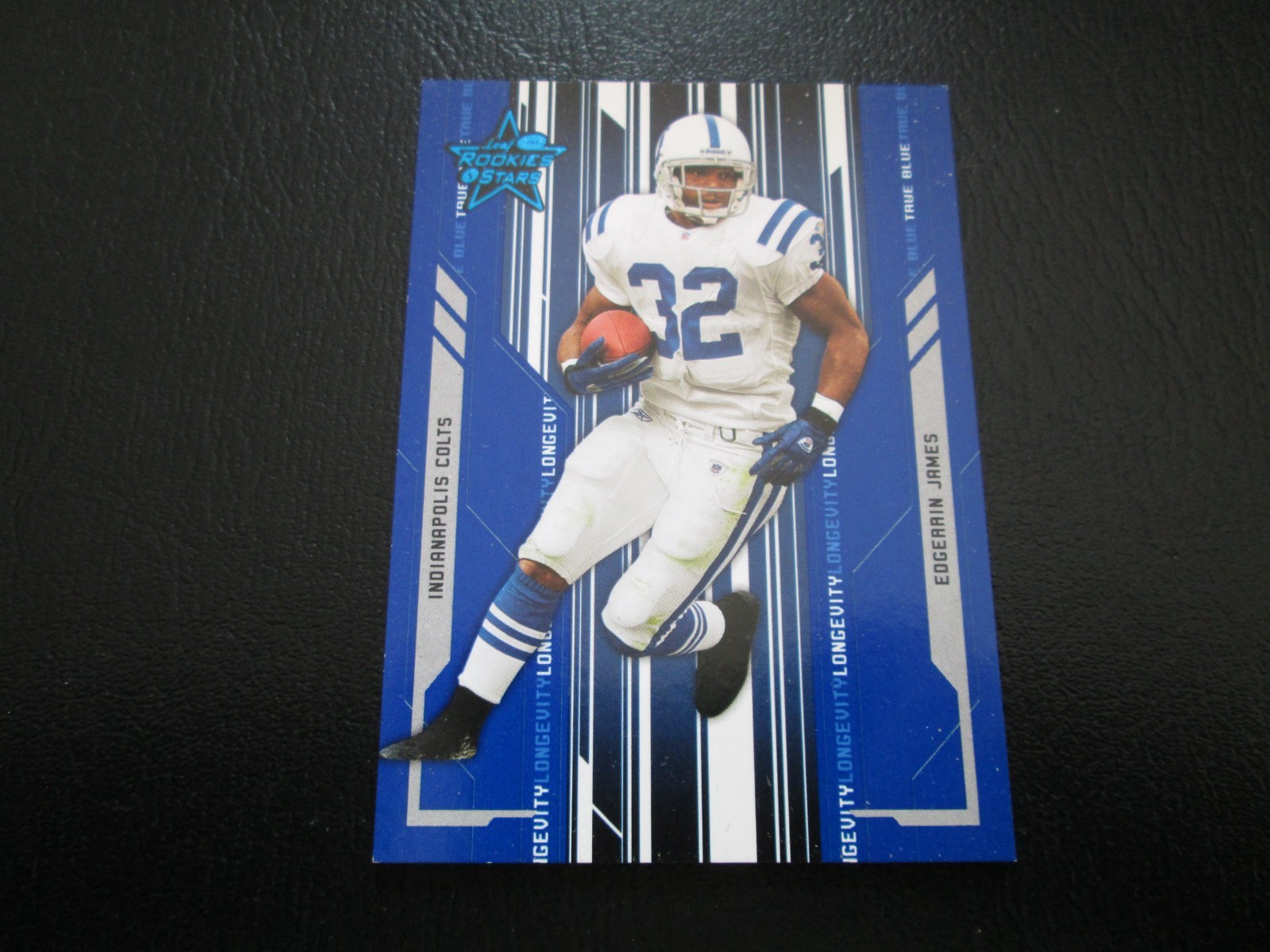 EDGERRIN JAMES 2005 LEAF ROOKIE & STARS LONGEVITY TRUE BLUE PARALLEL CARD #40/99