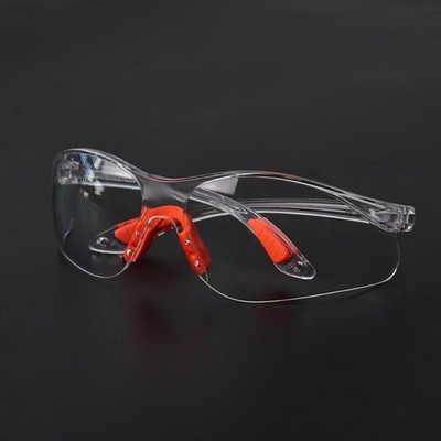 Pc Material Anti Impact Wind Dust Proof Goggles Safety Riding Clear Glasses Lab
