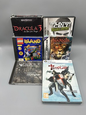 PC & GBA Game Lot - 6 Games - Used & NEW - Narnia/Quake/LEGO/Splinter Cell
