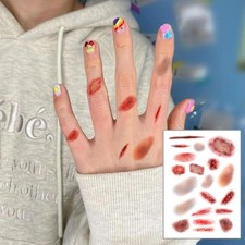 Halloween Tattoo Stickers,High-quality Wa terproof Material,long-lasting E0T7