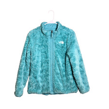 The North Face Girls Reversible Mossbud Swirl Jacket Teal XL