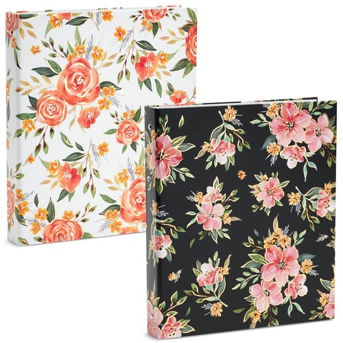 2 Pack Colorful Floral 3 Ring Binder with 1.5 Inch Rings, Decorative File Fol... - Picture 9 of 9