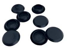 8 Pack Genuine New CAPLUGS Brand Flexible 3/4" Black Plastic Hole Plugs BPF-3/4