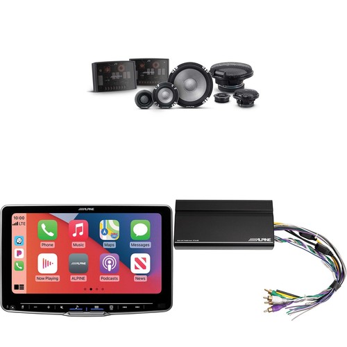 Alpine ILX-F509 Halo9 9" Touchscreen Receiver w/ R2-S653 Comp Set & Power Pack